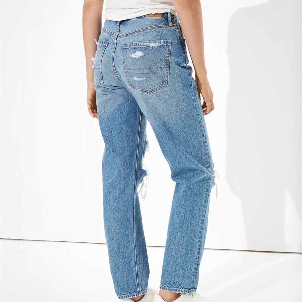 American Eagle Outfitters Blue Boyfriend Jeans - Picture 2 of 8